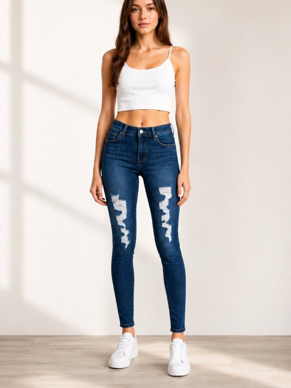 Miller Jeans Deluxe Brazilian Skinny Stretch Jeans NWT Women XS US 0 Blue